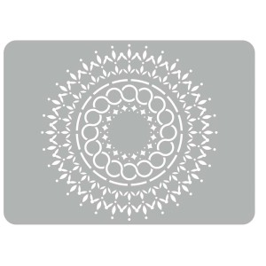 t.b.t. szablon do dekoracji ściennych z motywem mandali.