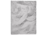 Indavo Dywan RABBIT-FUR 60 x 100 cm jasny szary