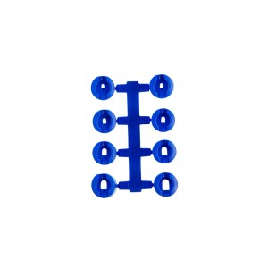 Niebieska nakładka dyszy zraszacza t.b.t. z 8 różnymi dyszami