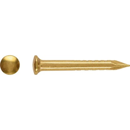 LUX-TOOLS Gwoździe tapicerski Ø 1,5 mm x 15 mm mosiądz 100 szt