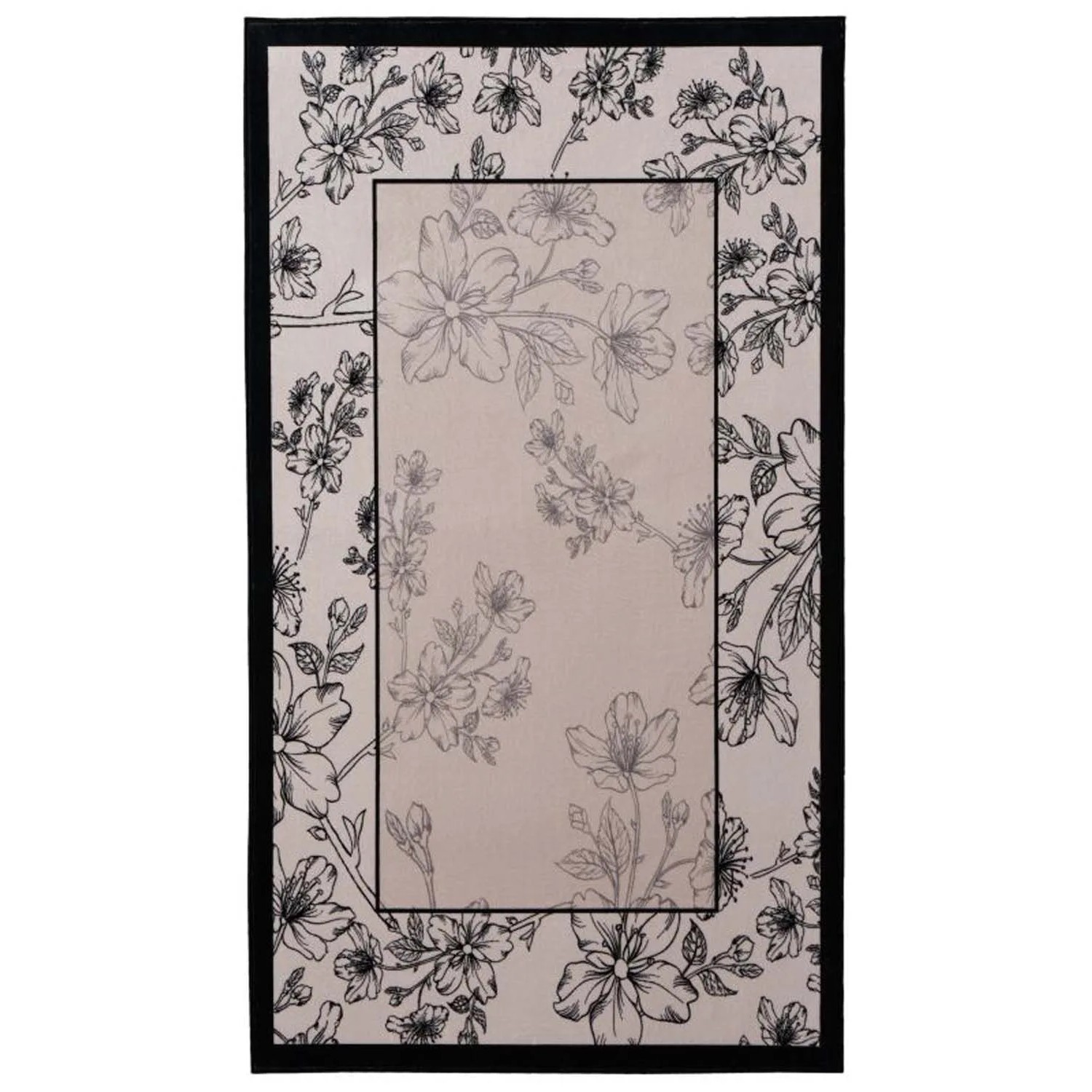 Splendid Dywan drukowany INGRID mikrofibra 50 x 80 cm beż