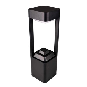 Goldlux Lampa ogrodowa słupek LED KIRUNA 12W 400K 1200lm IP44 wys.40cm czarna