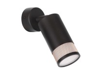 Candellux Kinkiet LINO 1xGU10 15W czarno-złoty