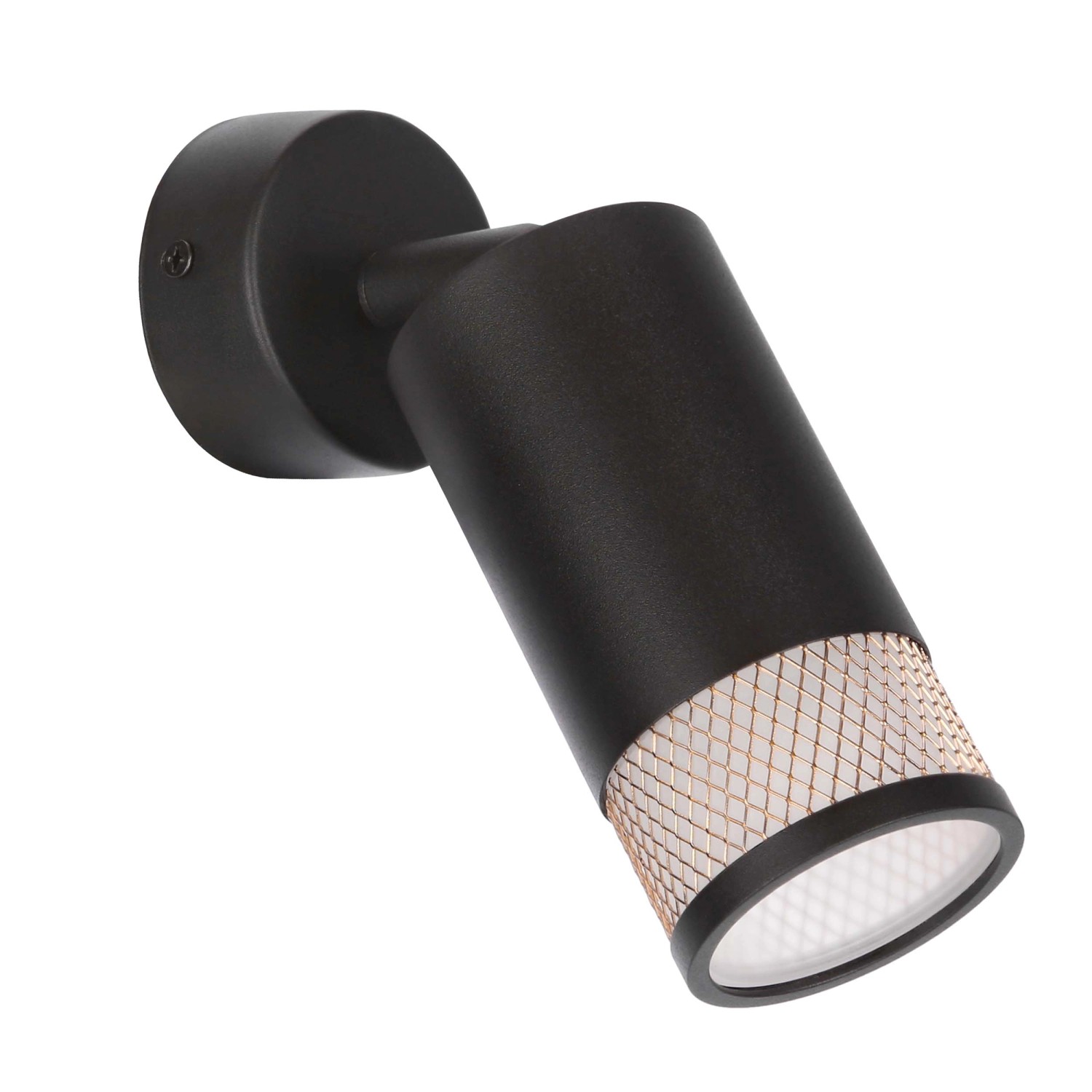 Candellux Kinkiet LINO 1xGU10 15W czarno-złoty