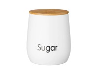 Galicja Pojemnik okrągły na cukier Monaco biały