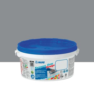 Wiadro z żywicą epoksydową do spoinowania Mapei Kerapoxy Easy Design, niebiesko-białe, 1,5 kg.
