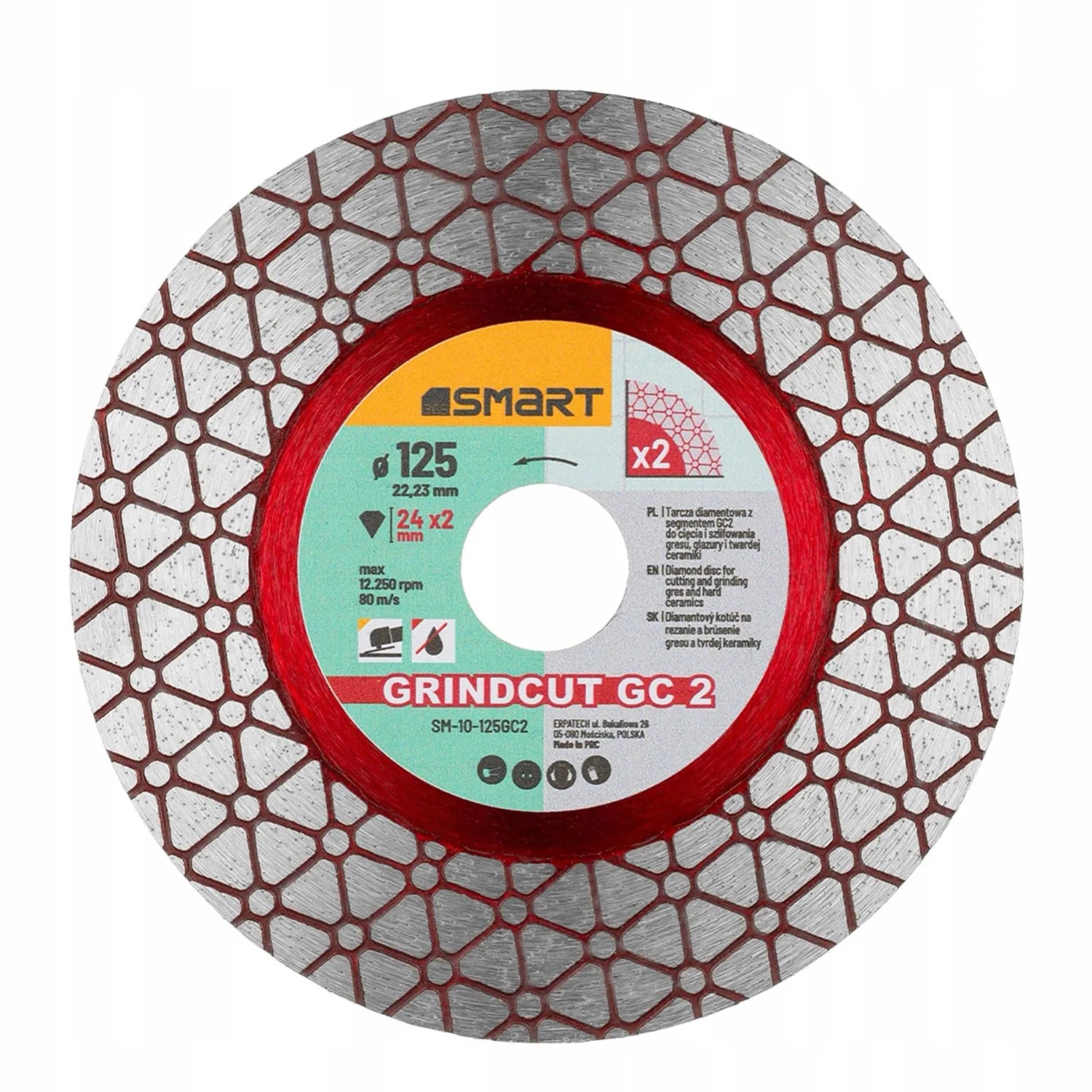SMART365 Tarcza diamentowa GRINDCUT GC 2 125 mm