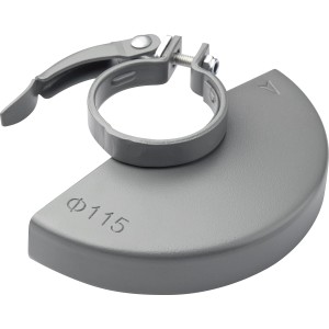 Zamienna osłona szlifierska do szlifierki kątowej akumulatorowej LUX A-WS-20/115, szara osłona ochronna.