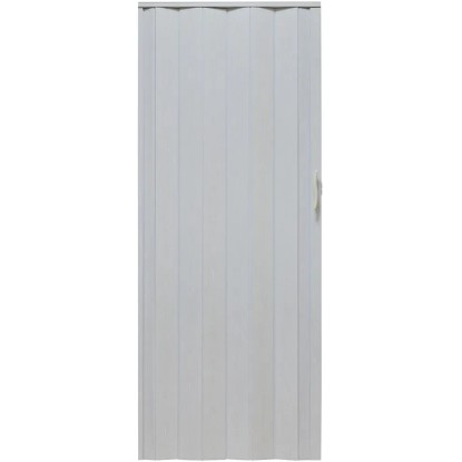 Drzwi harmonijkowe M001P dąb biały