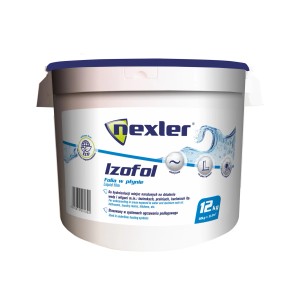 Wiadro Nexler Izofol folia w płynie, 12kg, do prac uszczelniających wewnątrz.