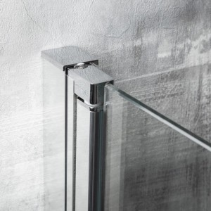 Kabina kwadratowa Style drzwi składane chrom 6mm 195x90