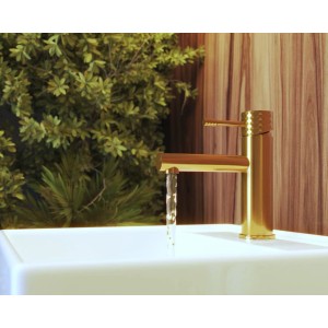 Granitan Bateria umywalkowa Glami brush gold