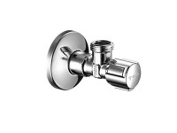 Schell Zawór kątowy bez filtra z rozetą 1/2