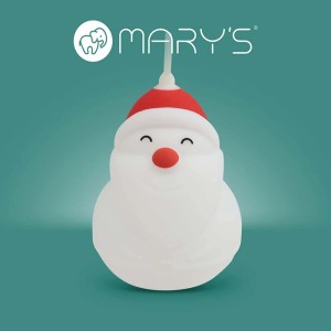 Mary's Lampka nocna LED MIKOŁAJ 1W 3000K+RGB biała