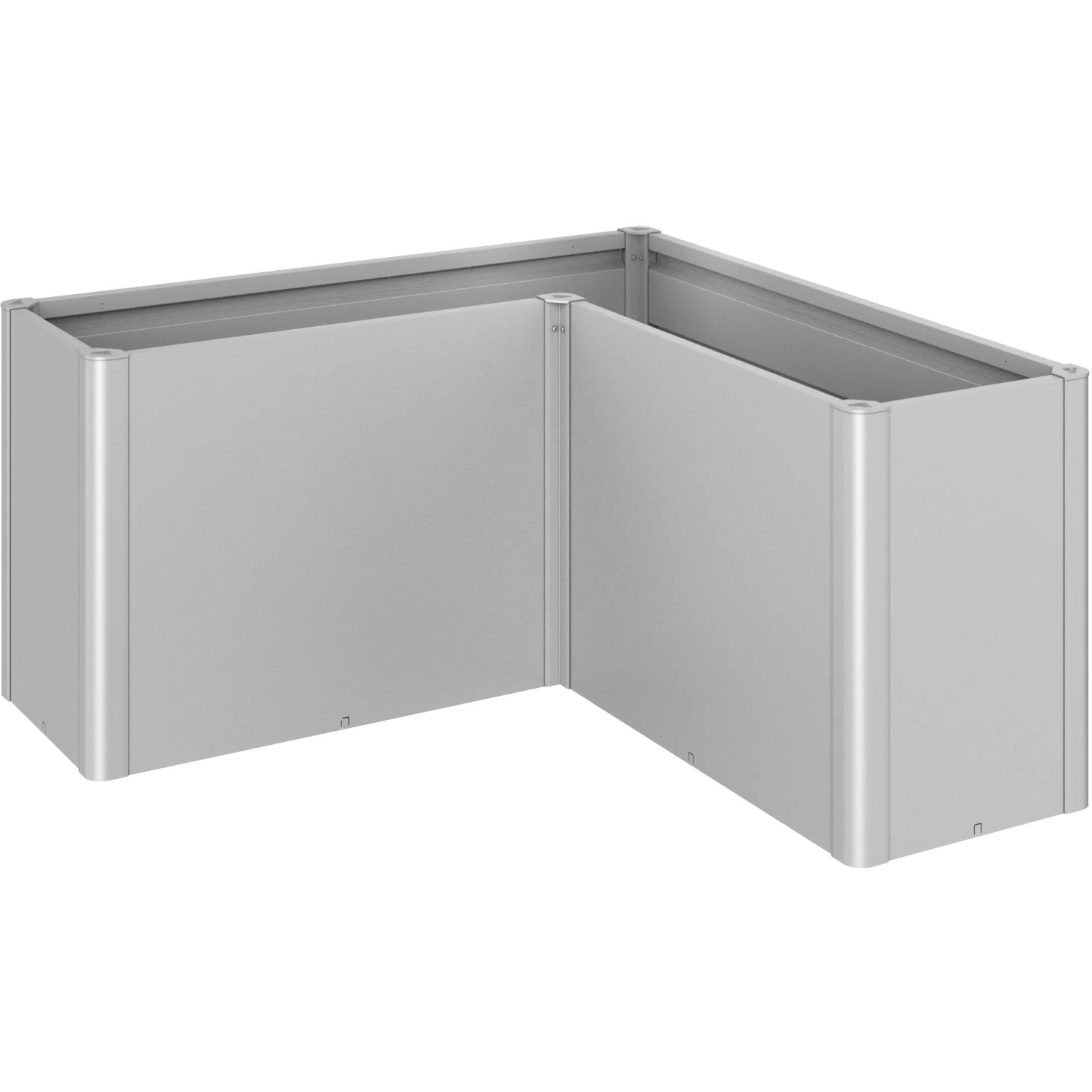 Biohort Kwietnik Belvedere Maxi L150 srebrny metalik - 152 x 152 x 77 cm
