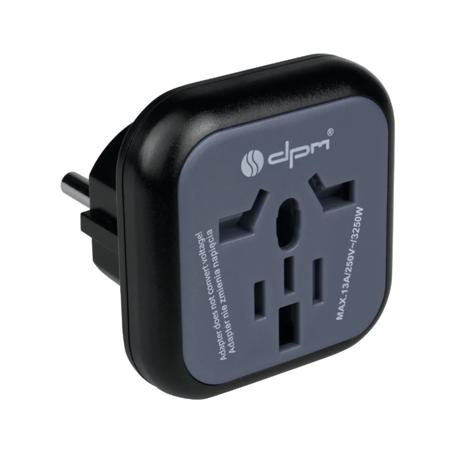 DPM Adapter podróżny Europa czarny