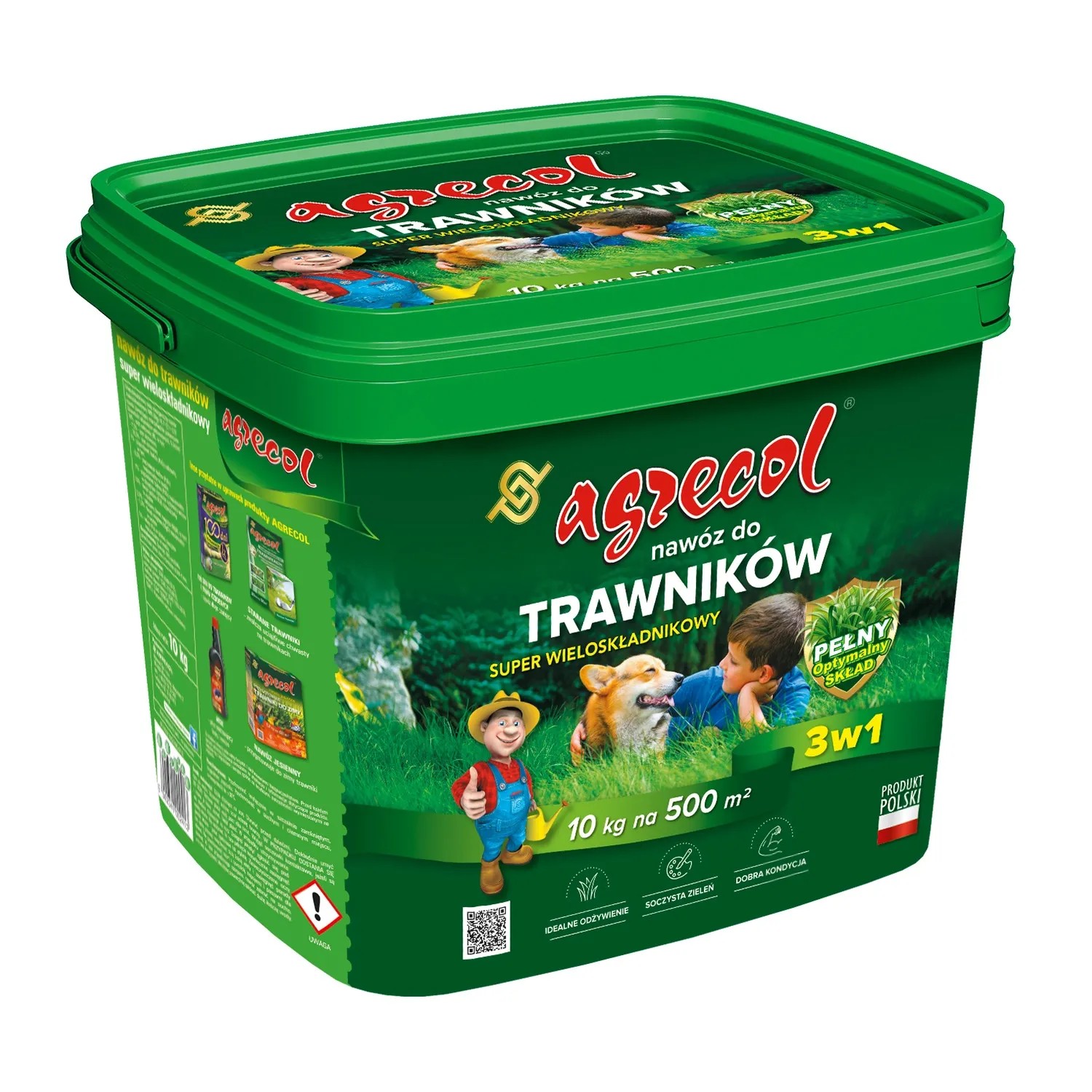 Agrecol Nawóz do trawników wieloskładnikowy 10 kg