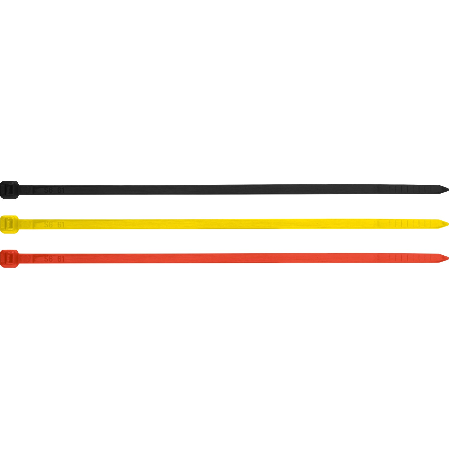 LUX-TOOLS Opaski do kabli kolorowe 3,2 x 150 mm 75 szt.