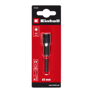 Einhell Udarowa nasadka sześciokątna, 10 mm, z magnetycznym trzpieniem 1/4 cala do wkrętarek akumulatorowych.