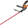 Akumulatorowe nożyce do żywopłotu Worx WG260E.9 PowerShare 20 V Solo z czerwonym ostrzem.