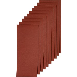 10 szt. arkuszy ściernych LUX Classic K180, 93x230mm, bez perforacji do szlifierek oscylacyjnych.