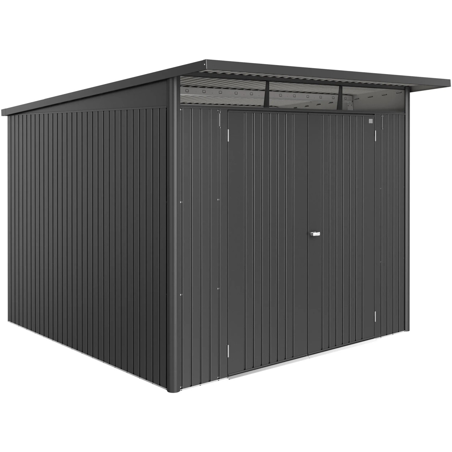Biohort Domek ogrodowy AvantGarde ECO A7 ciemnoszary metalik - 260 x 300 cm