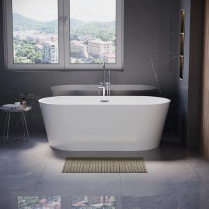 Wanna Jupiter 170 wolnostojąca biała szary 170 x 74