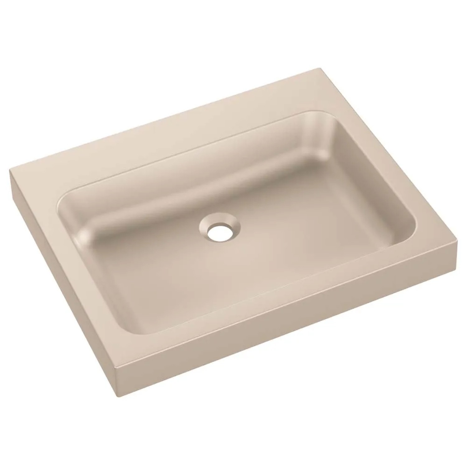 Umywalka MILET 49 Granitowa Caffe Latte 49 x 61 x 9 cm
