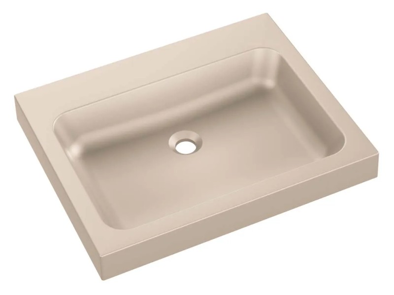 Umywalka MILET 49 Granitowa Caffe Latte 49 x 61 x 9 cm