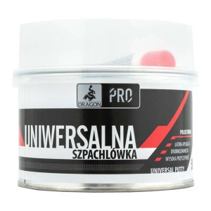 Puszka uniwersalnej szpachli do drewna, metalu i lakierów.