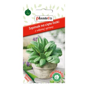 Opakowanie nasion szpinaku 't.b.t.' do uprawy w ogrodzie lub na balkonie.