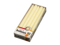 Bolsius Świeca szpica kremowa 10 sztuk