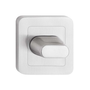 Okucie drzwiowe o wyglądzie stali nierdzewnej, część zestawu drzwiowego.