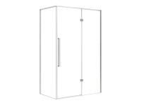 KABI Kabina prysznicowa Largo 100 x 80 chrom prawa KABI Kabina prysznicowa Largo 100 x 80 chrom prawa