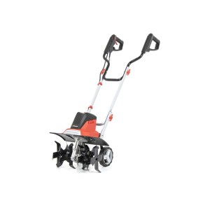 Glebogryzarka do prac ogrodowych. Zwrotny kultywator ogrodowy z kołami i uchwytem.