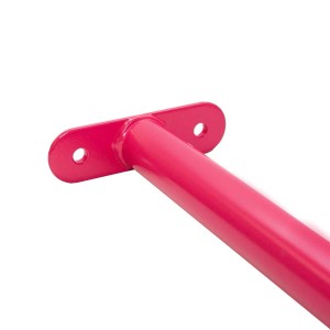 4IQ Drążek metalowy różowy dł. 125 cm, fi 32 mm