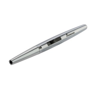 Zapalniczka do grilla Landmann, srebrna, do wielokrotnego napełniania, do precyzyjnego zapalania.