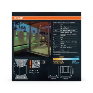 OSRAM Kinkiet LED SMART OUTDOOR BEAM 8W czarna