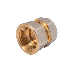 Idmar Złączka gwint wew. 1/2" x 20 mm x 2- wkład aluminiowy