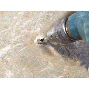 Wiertło diamentowe LUX 8 mm wierci otwór w płytce, wiertło z prowadnicą.