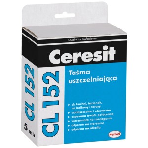 Ceresit CL 152 taśma uszczelniająca, akcesoria do płytek, wodoodporna i elastyczna.