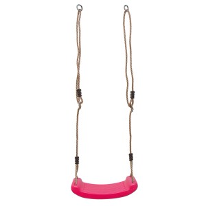 4IQ Siedzisko huśtawki regulowane ciemno różowe 9 x 42 x 17 cm