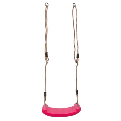 4IQ Siedzisko huśtawki regulowane ciemno różowe 9 x 42 x 17 cm