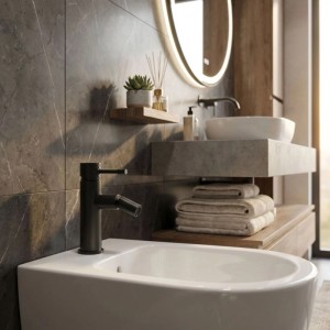 Granitan Bateria bidetowa Glami czarna