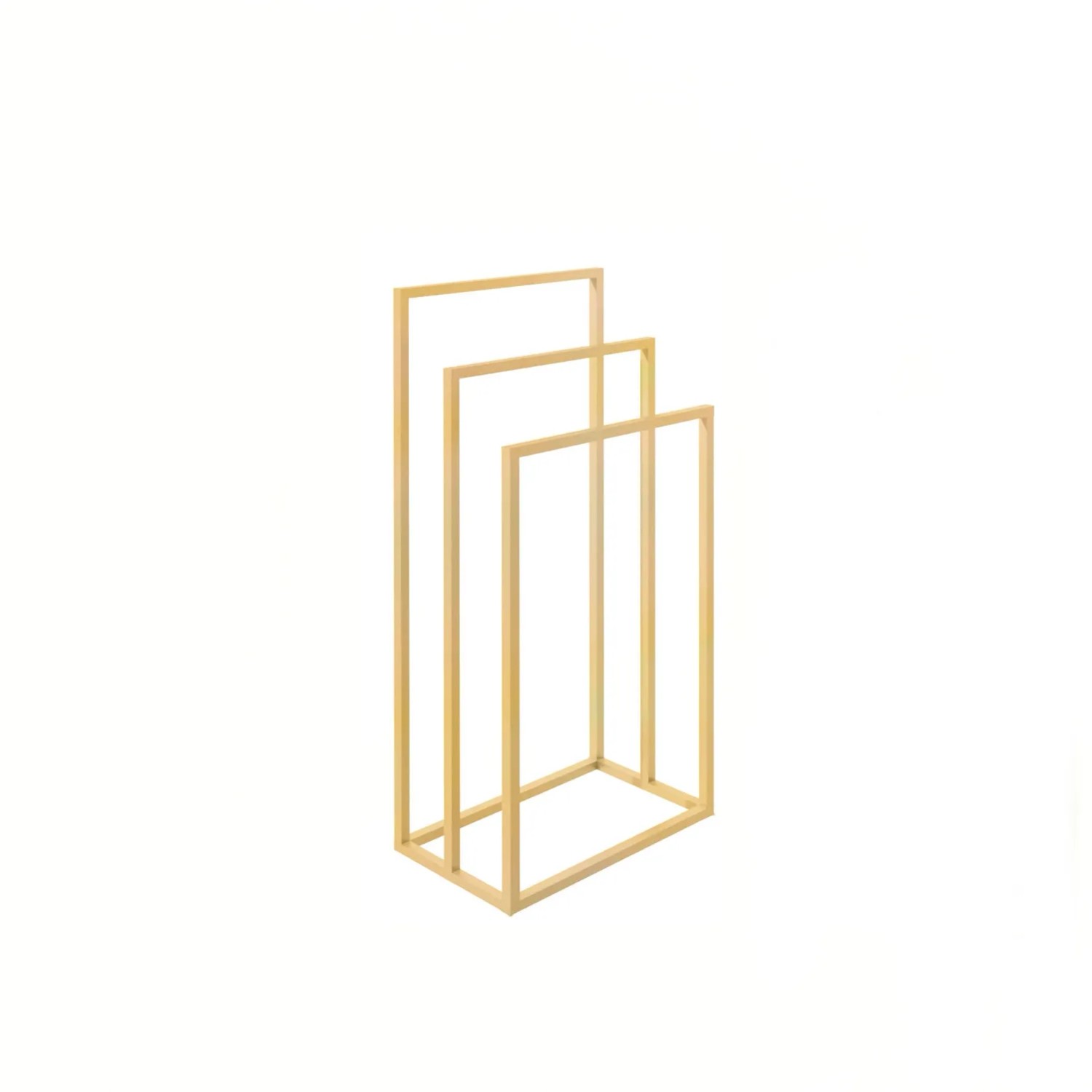 Wieszak na ręczniki Rino II Gold 60x30x90
