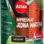 Impregnat do drewna Altax, odcień Palisander. Impregnacja do drewna do płotów i drewna ogrodowego.