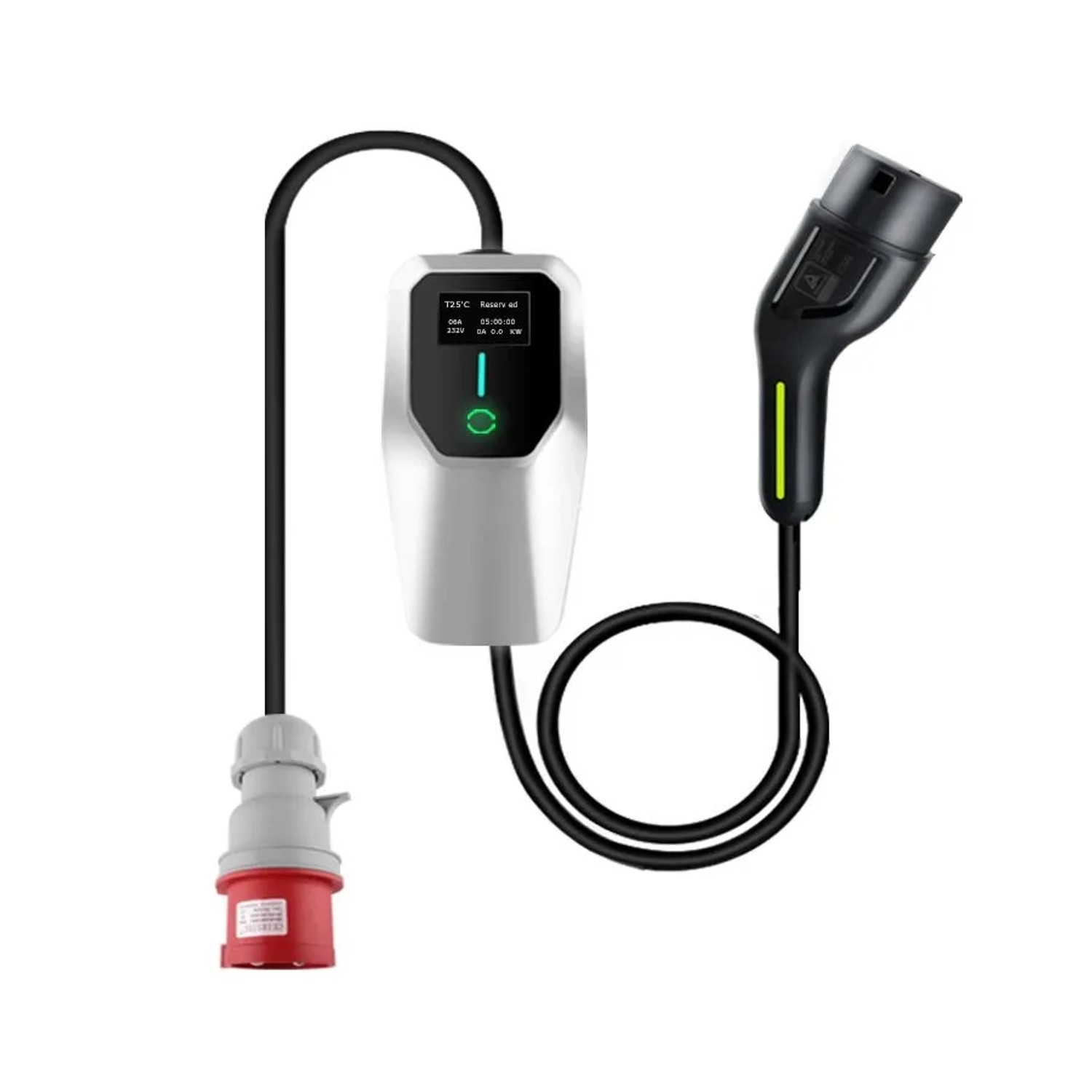 Junsun Mobilna EV Ładowarka 22 kW 3-fazowy 5 m 6-32A