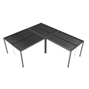 Zestaw łączników do 3 pergol manualnych 8610B i 8610E