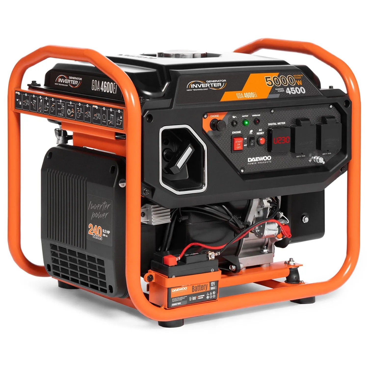 DAEWOO Agregat prądotwórczy inwertorowy GDA 4600Ei 5000W
