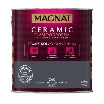 Farba Magnat Ceramic grafitowy antracyt 2,5 l